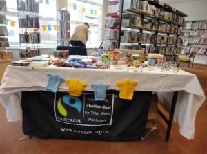 knitted jumpers from the local Knit and Natter group